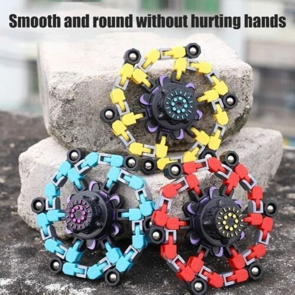 Funny Sensory Fidget Spinners Finger Hand Spinner  Spinning Top Focus Toy - Picture 1 of 3